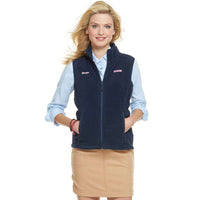 Custom Westerly Fleece Vest in Navy by Vineyard Vines - Country Club Prep