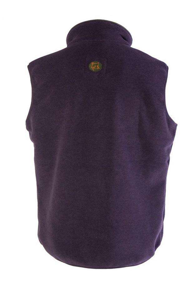 Katy Fleece Vest in Blackberry Vine by Good Shot Design - Country Club Prep