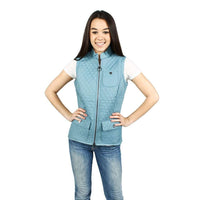 Ladies Brush Gilet in Blue by Barbour - Country Club Prep