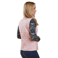 Summer Liddesdale Quilted Gilet in Carnation Pink by Barbour - Country Club Prep