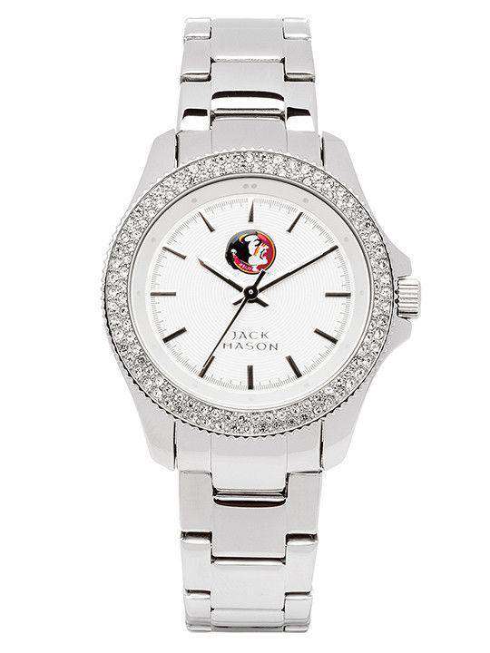 Florida State Seminoles Ladies Glitz Sport Bracelet Watch by Jack Mason - Country Club Prep