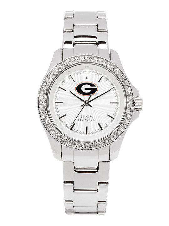 Georgia Bulldogs Ladies Glitz Sport Bracelet Watch by Jack Mason - Country Club Prep