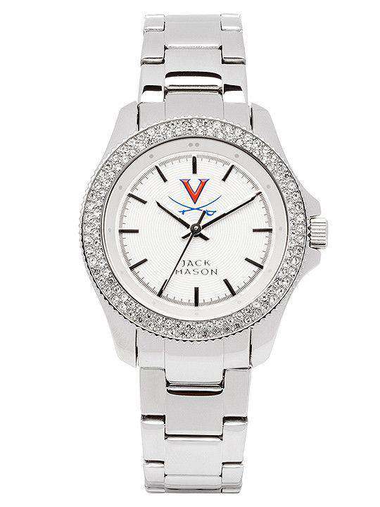 Virginia Cavaliers Ladies Glitz Sport Bracelet Watch by Jack Mason - Country Club Prep