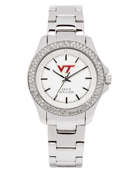 Virginia Tech Hokies Ladies Glitz Sport Bracelet Watch by Jack Mason - Country Club Prep