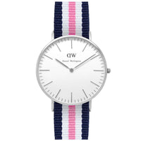 Women's Classic Southampton Watch in Silver by Daniel Wellington - Country Club Prep