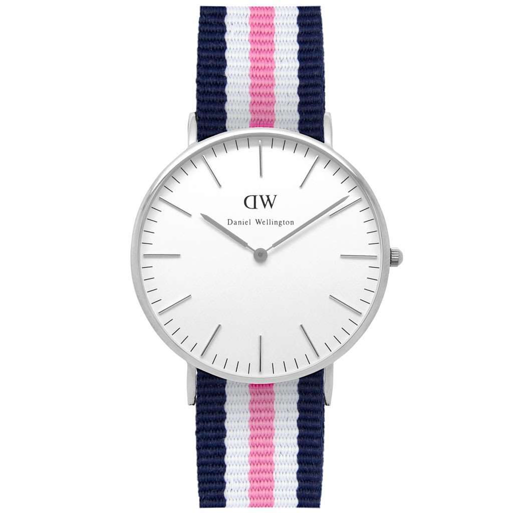 Women's Classic Southampton Watch in Silver by Daniel Wellington - Country Club Prep