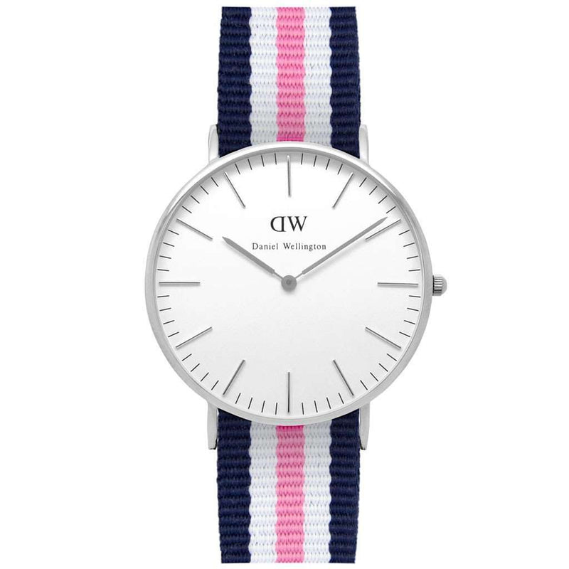 Women's Classic Southampton Watch in Silver by Daniel Wellington - Country Club Prep