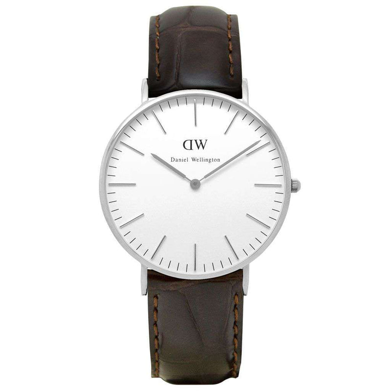 Women's Classic York Watch in Silver by Daniel Wellington - Country Club Prep