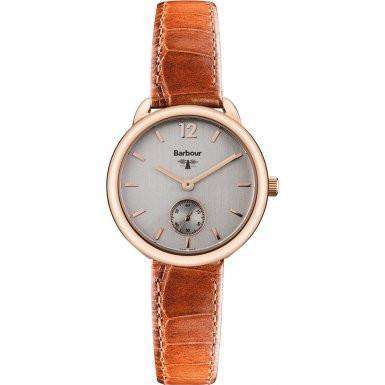 Women's Whitley Watch in Brown Leather by Barbour - Country Club Prep