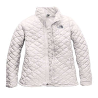 Women's Thermoball Jacket in Tin Grey / Kelpie Green by The North Face - Country Club Prep