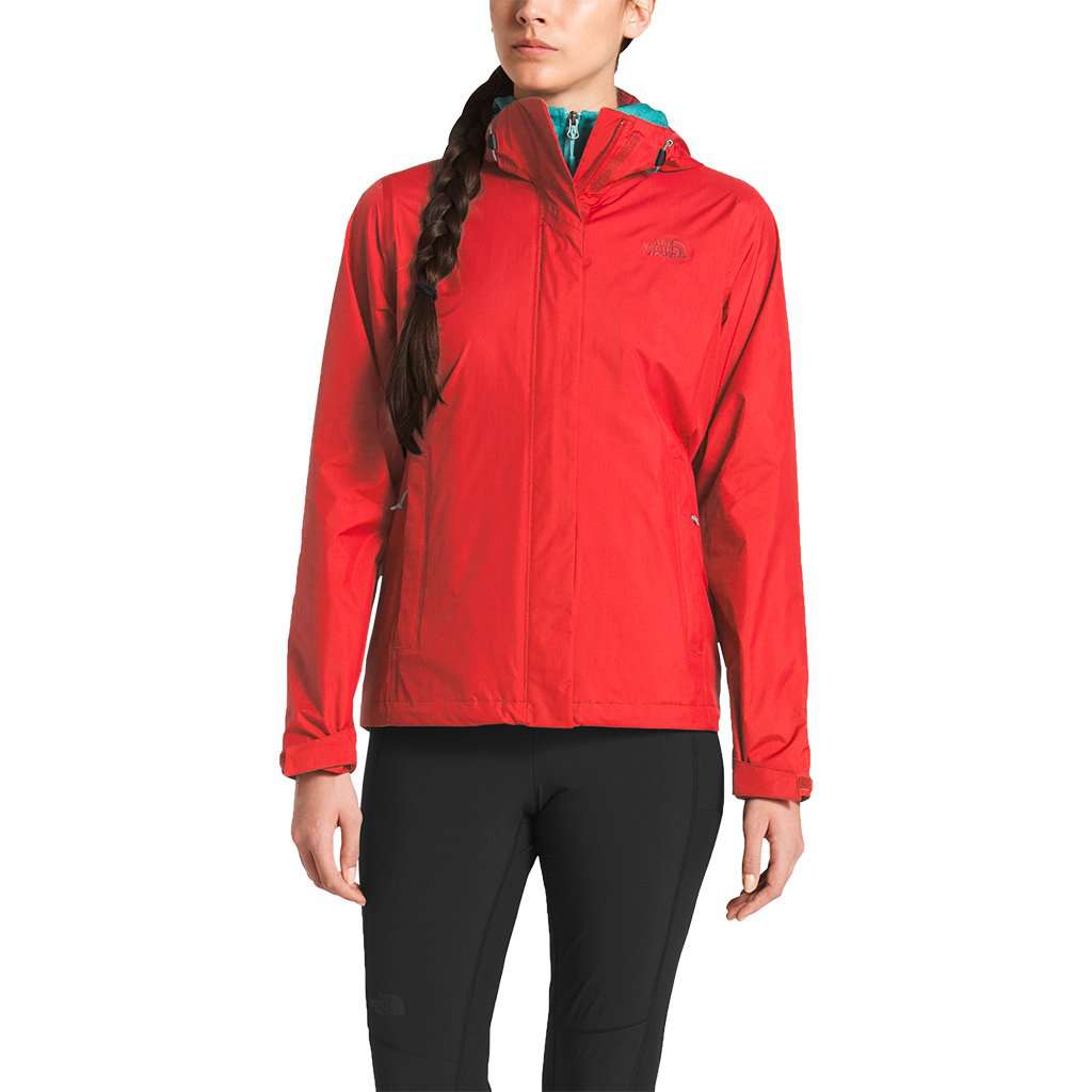 Women's Venture 2 Jacket in Juicy Red by The North Face - Country Club Prep