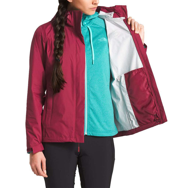 Women's Venture 2 Jacket in Rumba Red by The North Face - Country Club Prep