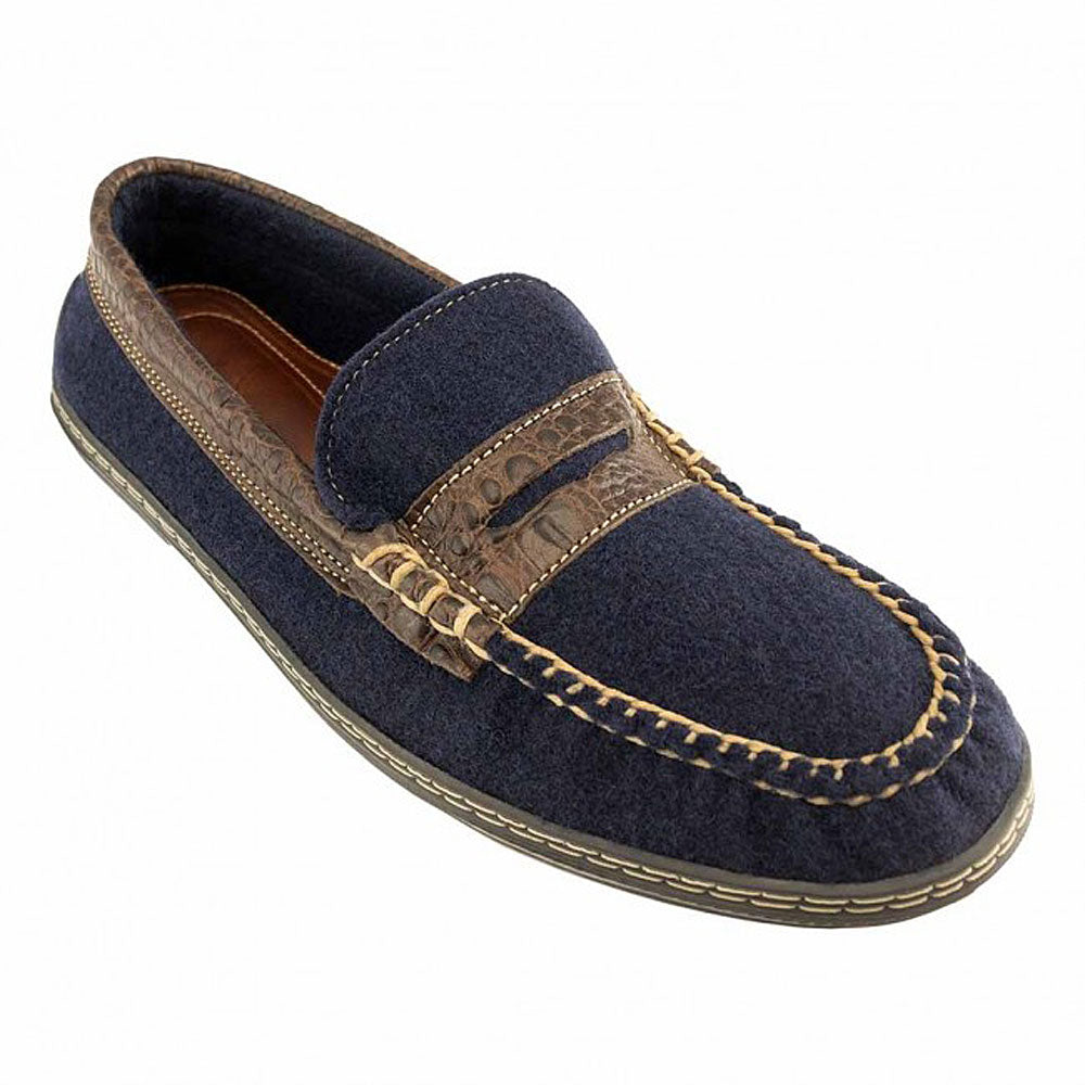Woolly Croco Penny Loafer by Country Club Prep - Country Club Prep