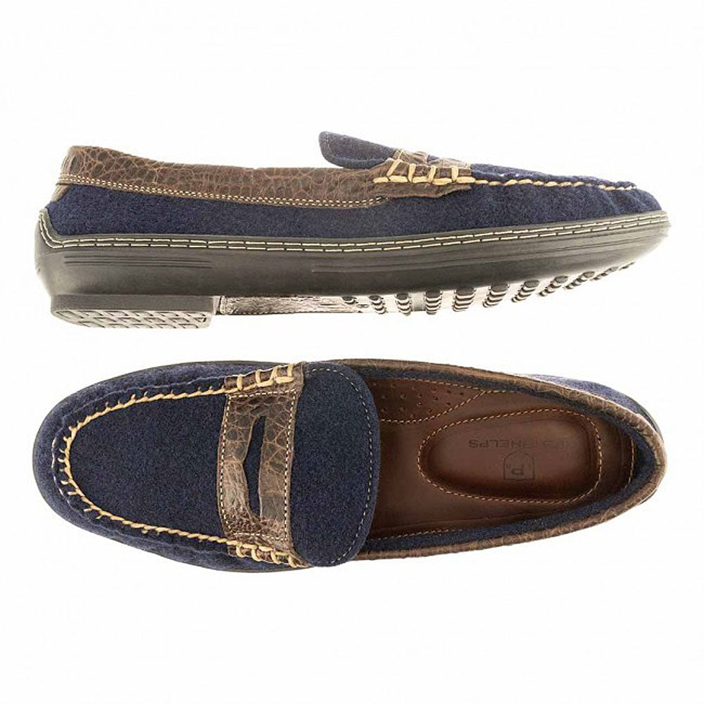 Woolly Croco Penny Loafer by Country Club Prep - Country Club Prep