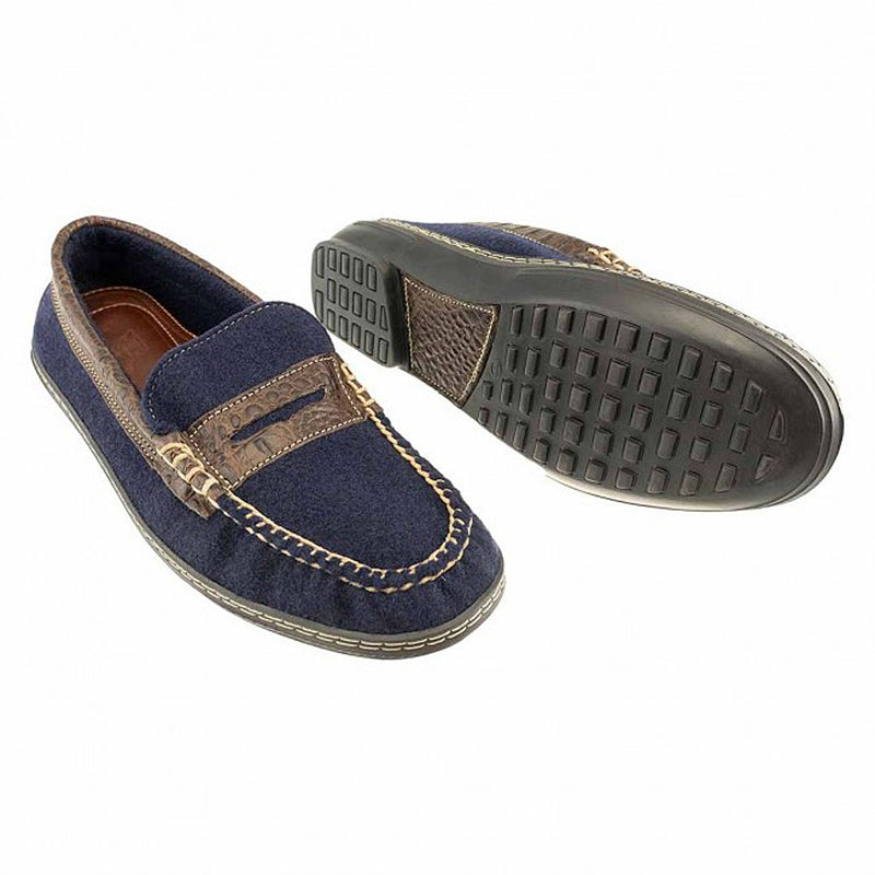 Woolly Croco Penny Loafer by Country Club Prep - Country Club Prep