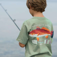 Youth Outfitter Collection Redfish Tee by Southern Marsh - Country Club Prep
