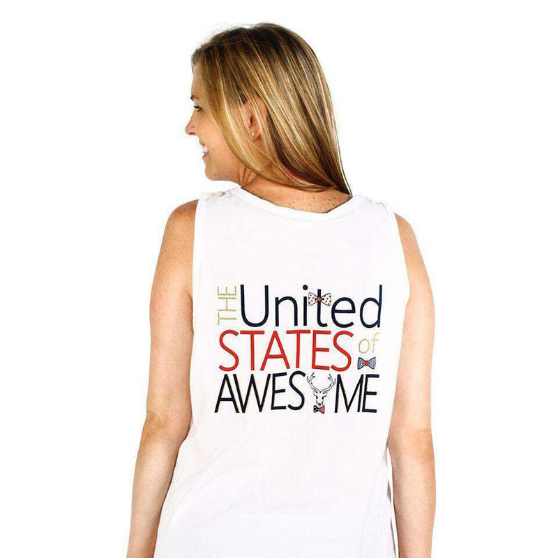 USA - United States of Awesome in Picket Fence White by Jadelynn Brooke - Country Club Prep